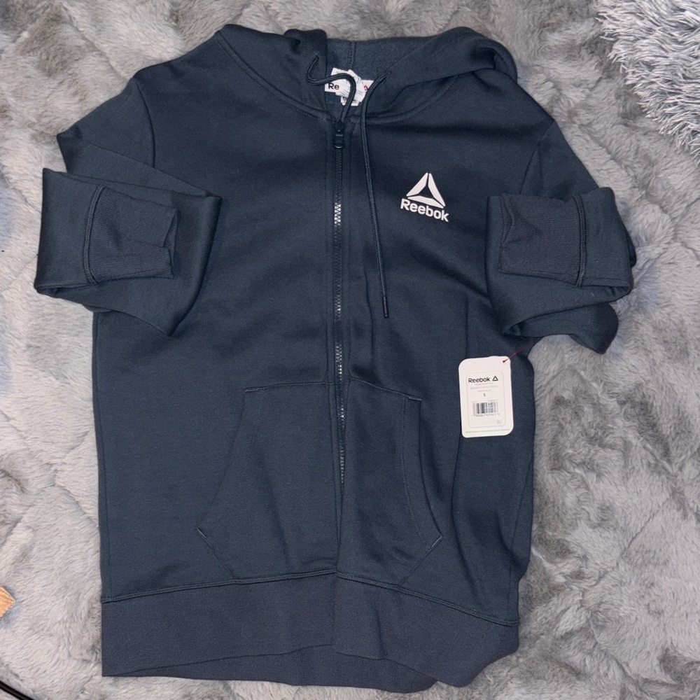 Reebok Kids Dark Blue Hoodie Jacket